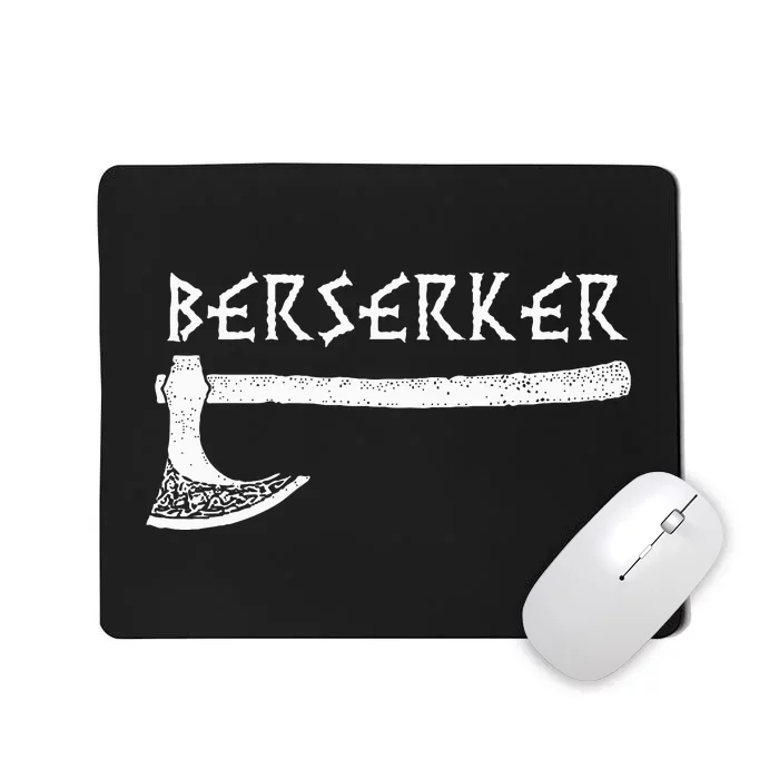 Berserker Axe Viking Warrior Mousepad