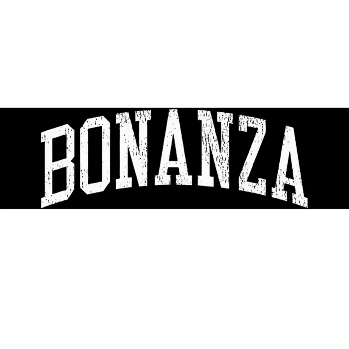 Bonanza Ar Vintage Athletic Sports Bumper Sticker