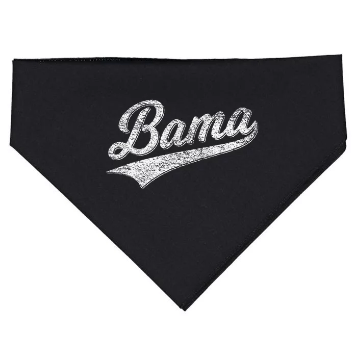 Bama Alabama Varsity Script Classic Sports Jersey USA-Made Doggie Bandana