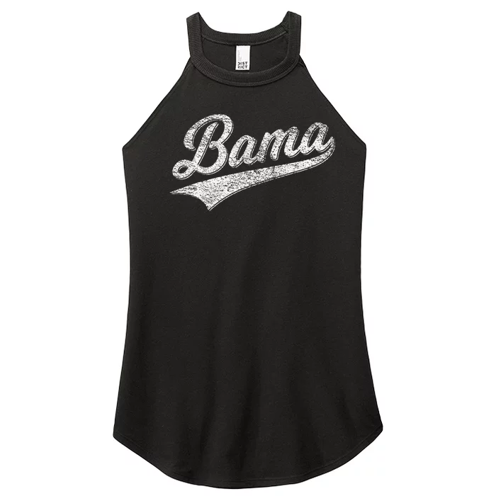 Bama Alabama Varsity Script Classic Sports Jersey Women’s Perfect Tri Rocker Tank