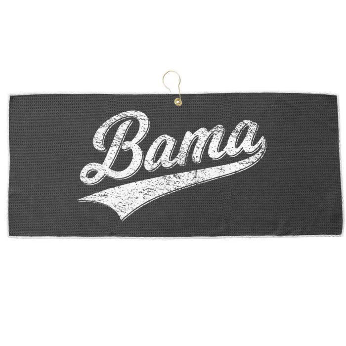 BAMA ALABAMA VARSITY SCRIPT CLASSIC SPORTS JERSEY STYLE Large Microfiber Waffle Golf Towel