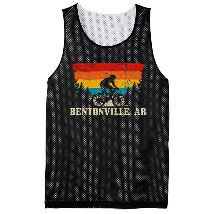 Bentonville Arkansas Vintage Mountain Bike Cycling Mesh Reversible Basketball Jersey Tank