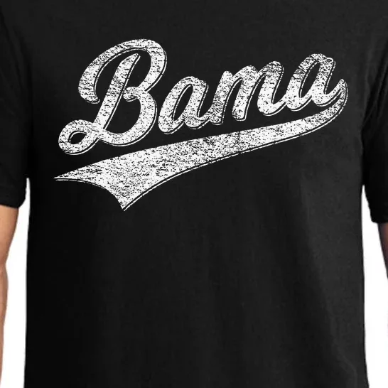 BAMA ALABAMA VARSITY SCRIPT CLASSIC SPORTS JERSEY STYLE Pajama Set