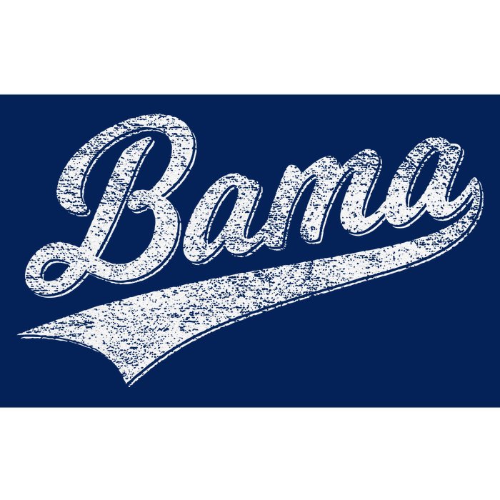 Bama Alabama Varsity Script Classic Sports Jersey Style Bumper Sticker