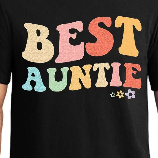 Best Auntie Vintage Floral To Auntie From Niece Pajama Set