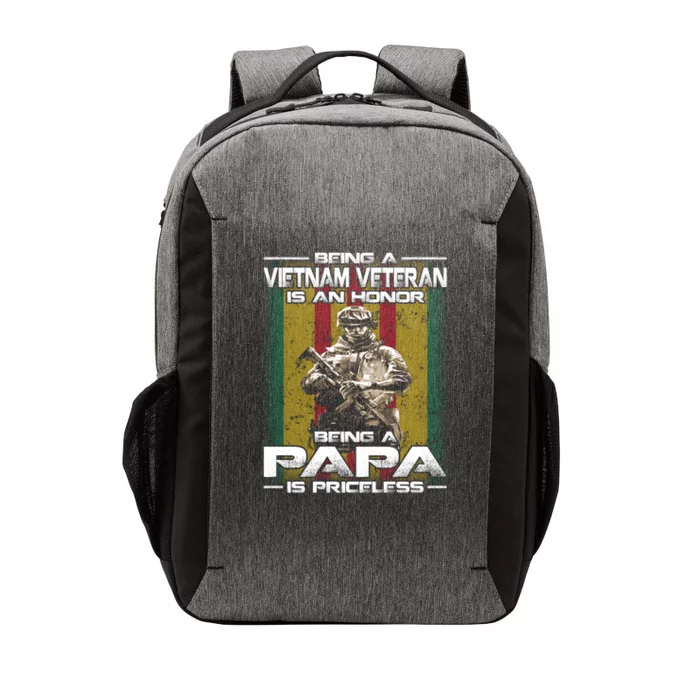 Being A Vietnam Veteran Is An Honor Being A Papa Gift Vector Backpack