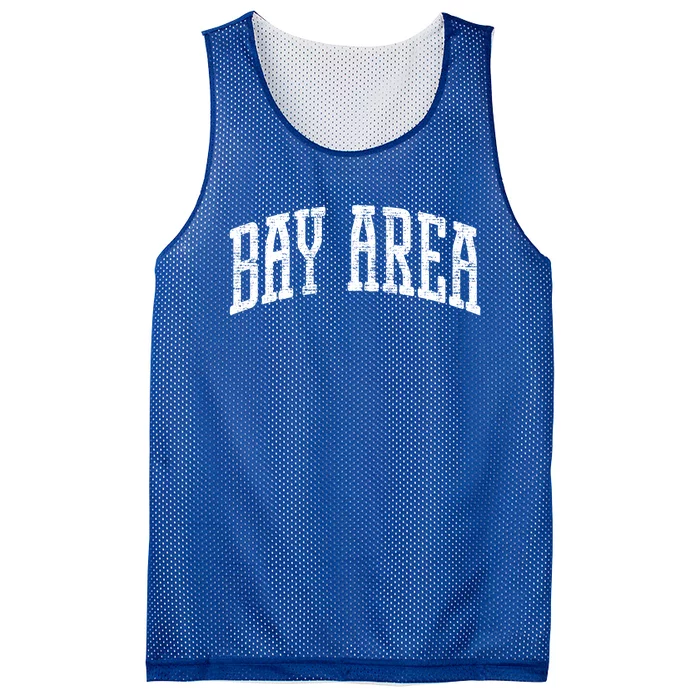 Bay Area Vintage Cool Gift Mesh Reversible Basketball Jersey Tank