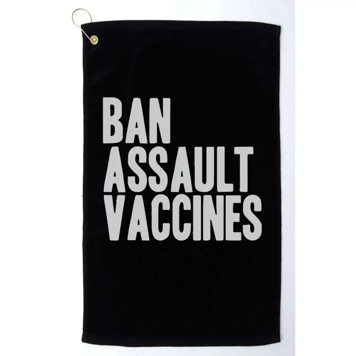 Ban Assault Vaccines Platinum Collection Golf Towel