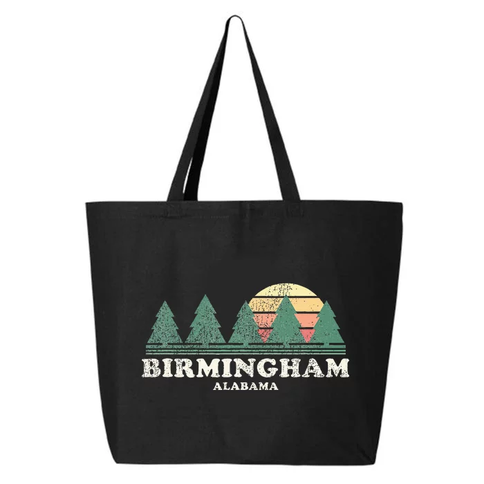 Birmingham Al Vintage Throwback Retro 70s Design 25L Jumbo Tote