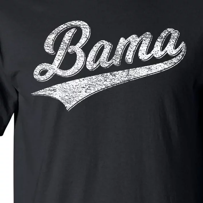 Bama Alabama Varsity Script Classic Sports Jersey Style Tall T-Shirt