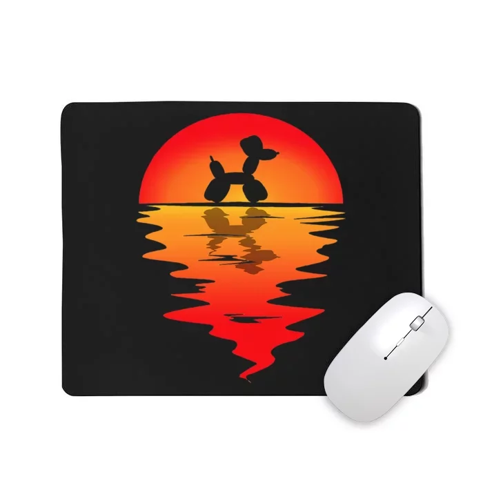 Balloon Artist Vintage Sunset Balloon Twister Balloons Party Mousepad