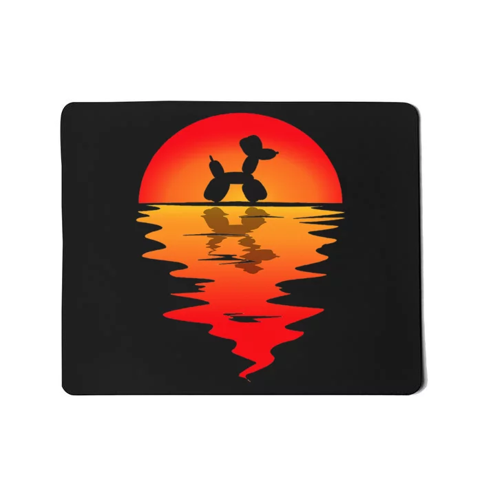 Balloon Artist Vintage Sunset Balloon Twister Balloons Party Mousepad