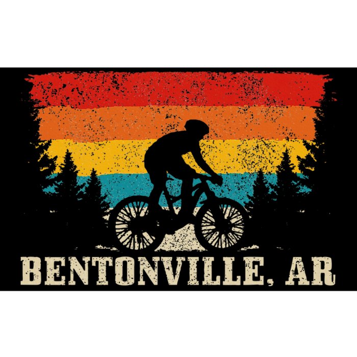 Bentonville Arkansas Vintage Mountain Bike Cycling Bumper Sticker