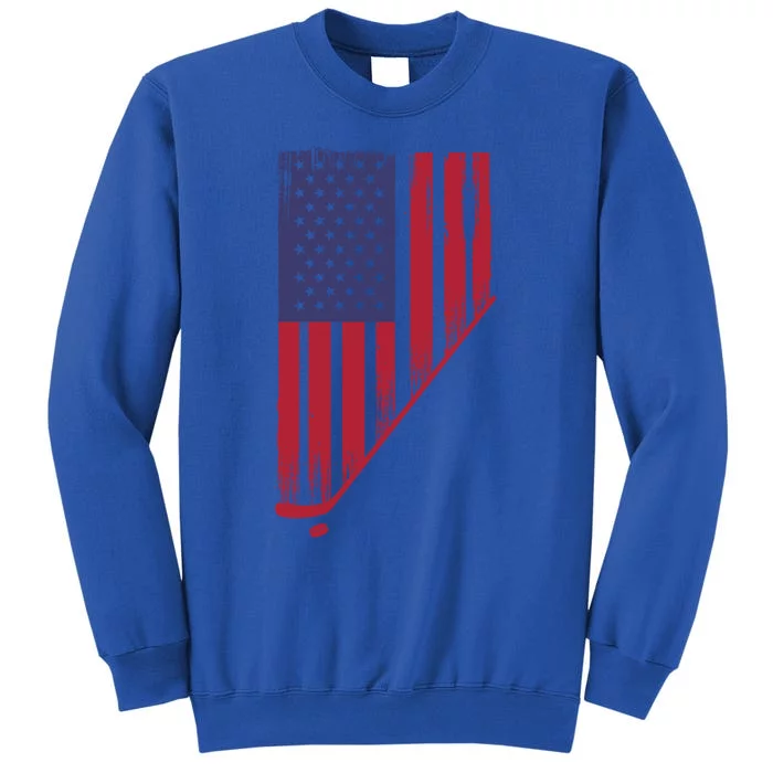 Beautiful America With Ice Hockey Cool Gift Sweatshirt