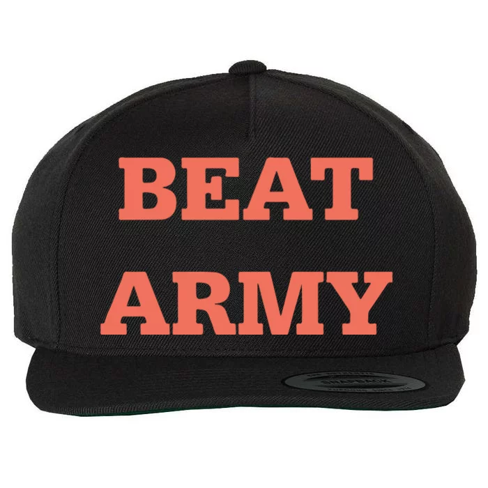 Beat Army Whatever Amy Wool Snapback Cap