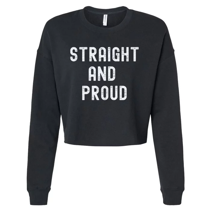 Black and White Celebration Design Cropped Pullover Crew