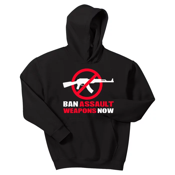 Ban Assault Weapons Now Kids Hoodie