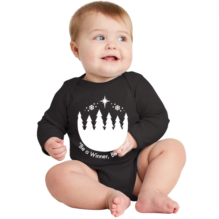 Be A Winner Be A Star Baby Long Sleeve Bodysuit