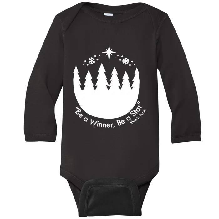 Be A Winner Be A Star Baby Long Sleeve Bodysuit