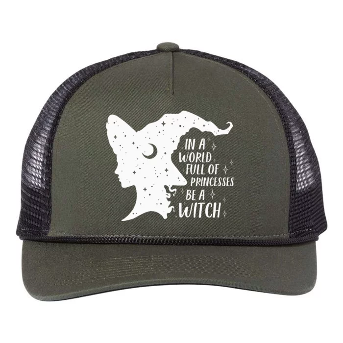 Be A Witch Halloween Costume Embrace Your Inner Magic Retro Rope Trucker Hat Cap