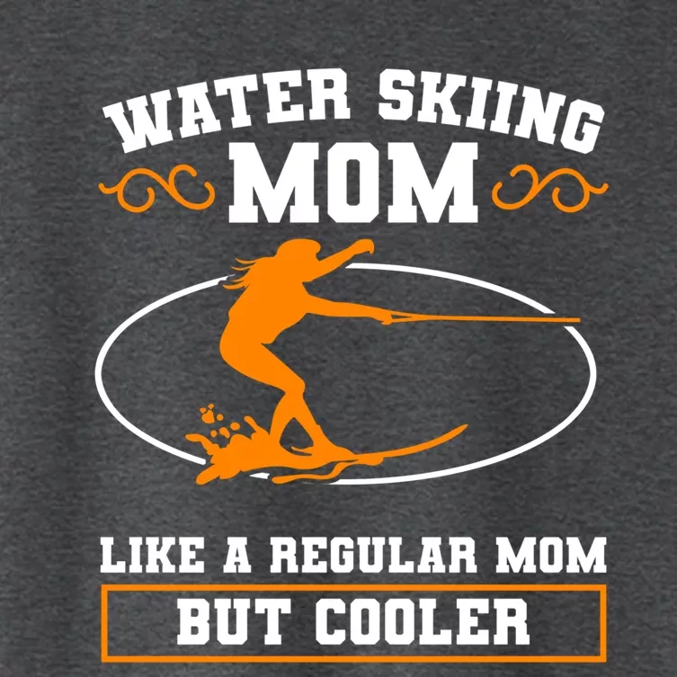 Beach Athletes Wave Lover Extreme Sports Water Skiing Mom Great Gift Women's Crop Top Tee