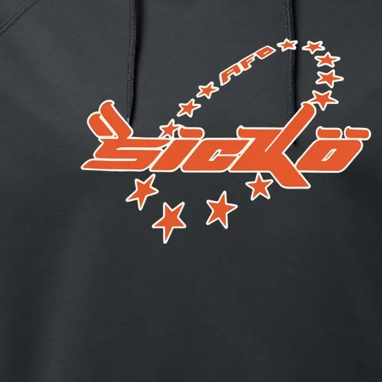 Bornfrompain Afb X Sicko Stars Performance Fleece Hoodie