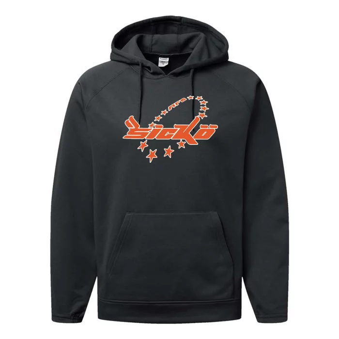 Bornfrompain Afb X Sicko Stars Performance Fleece Hoodie