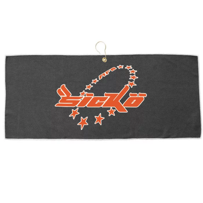 Bornfrompain Afb X Sicko Stars Large Microfiber Waffle Golf Towel