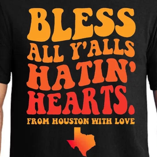 Bless All Y'alls Hatin' Hearts Houston With Love Pajama Set