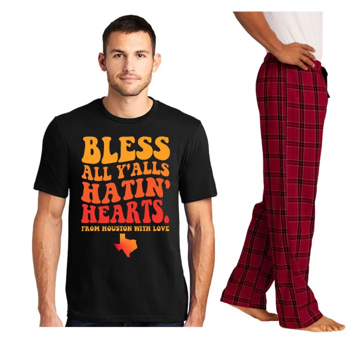 Bless All Y'alls Hatin' Hearts Houston With Love Pajama Set