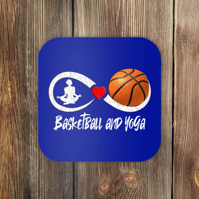 Basketball And Yoga Mama Yoga Mom Yoga Mommy Basketball Gift Coaster