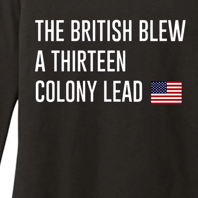 British Blew 13 Colony Lead American Patriot Baseball Womens CVC Long Sleeve Shirt