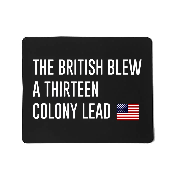 British Blew 13 Colony Lead American Patriot Baseball Mousepad