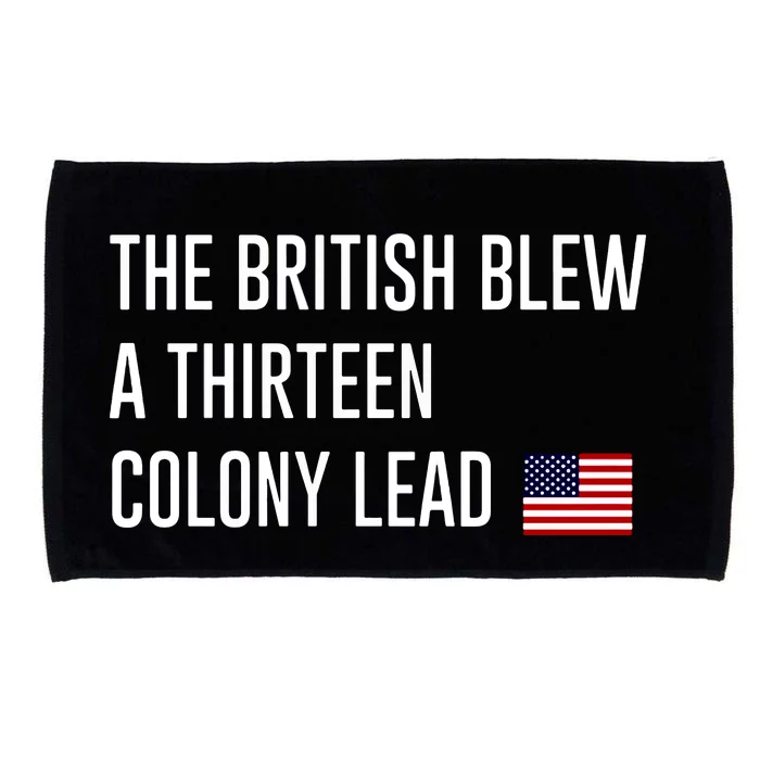 British Blew 13 Colony Lead American Patriot Baseball Microfiber Hand Towel