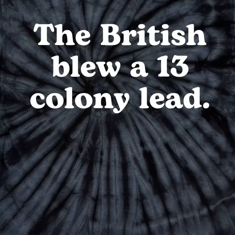 British Blew 13 Colony Lead American Patriot Baseball Tie-Dye T-Shirt