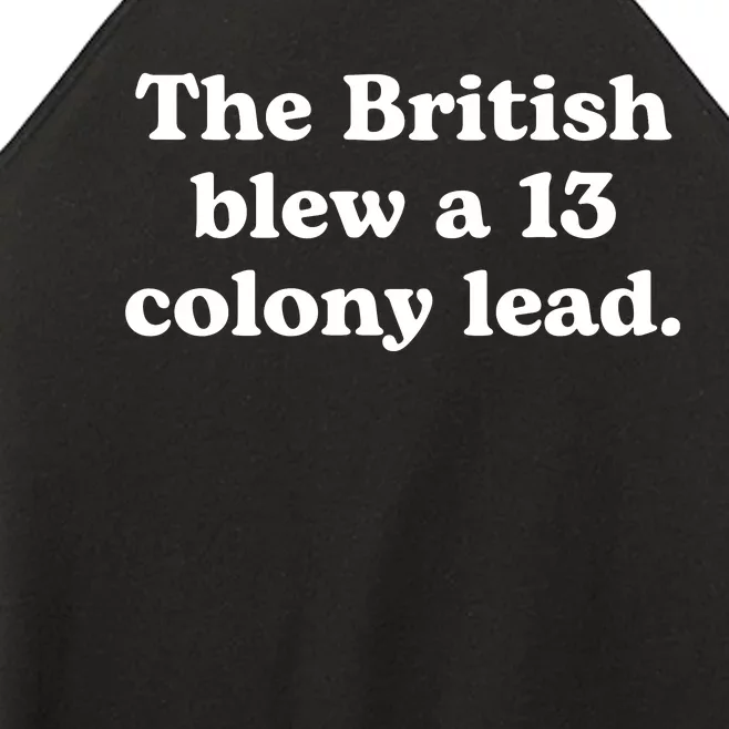 British Blew 13 Colony Lead American Patriot Baseball Women’s Perfect Tri Rocker Tank