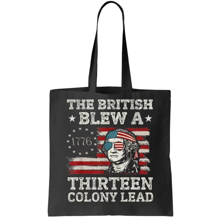 British Blew 13 Colony Lead 4th Of July Tote Bag