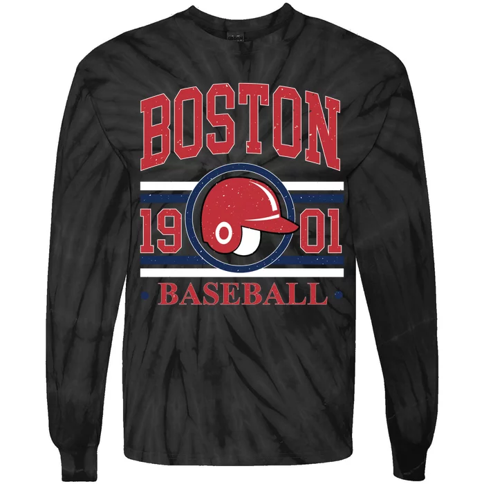 Boston Baseball 1901 Team Supporter Tie-Dye Long Sleeve Shirt