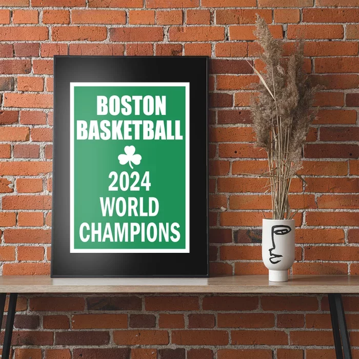 Boston Basketball 2024 Poster