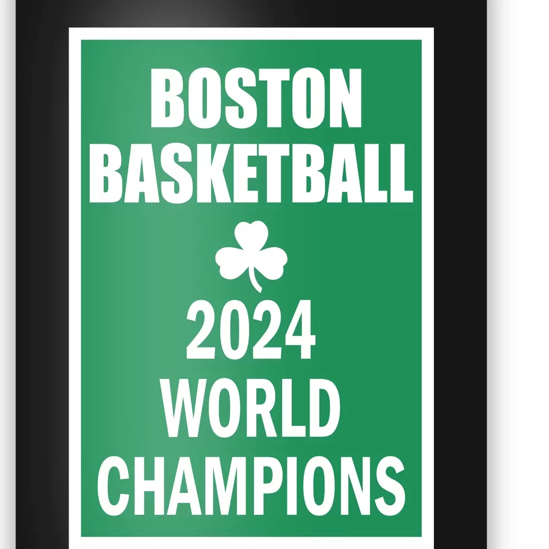 Boston Basketball 2024 Poster