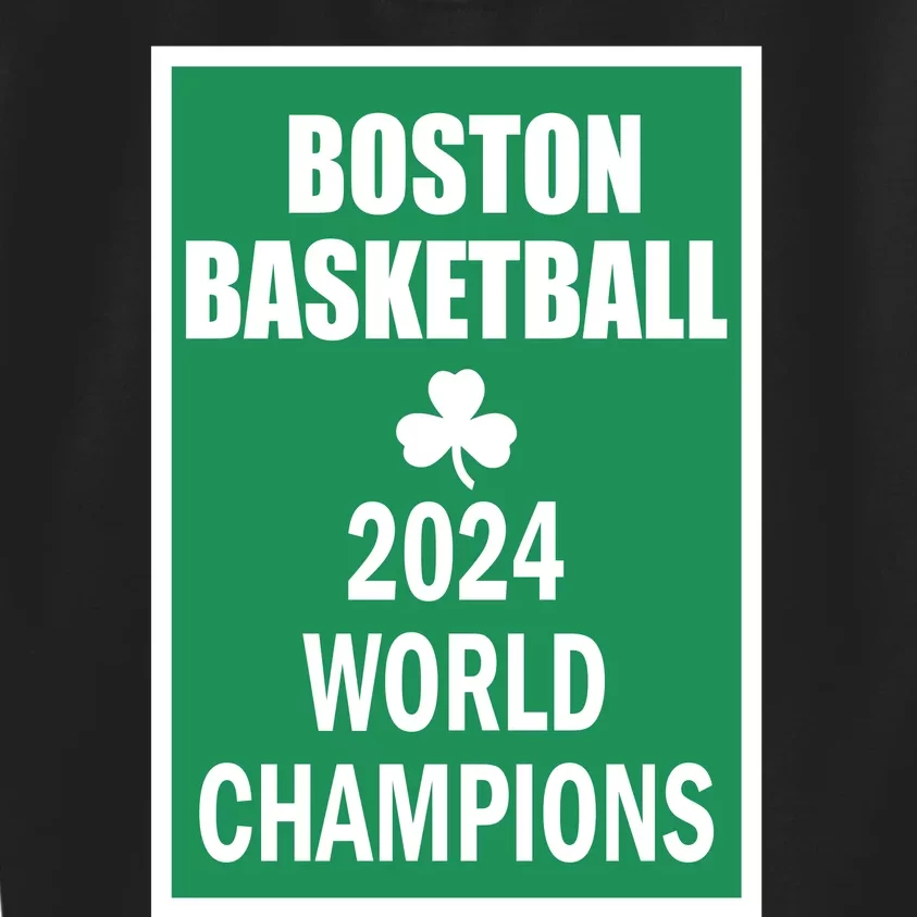 Boston Basketball 2024 Kids Sweatshirt