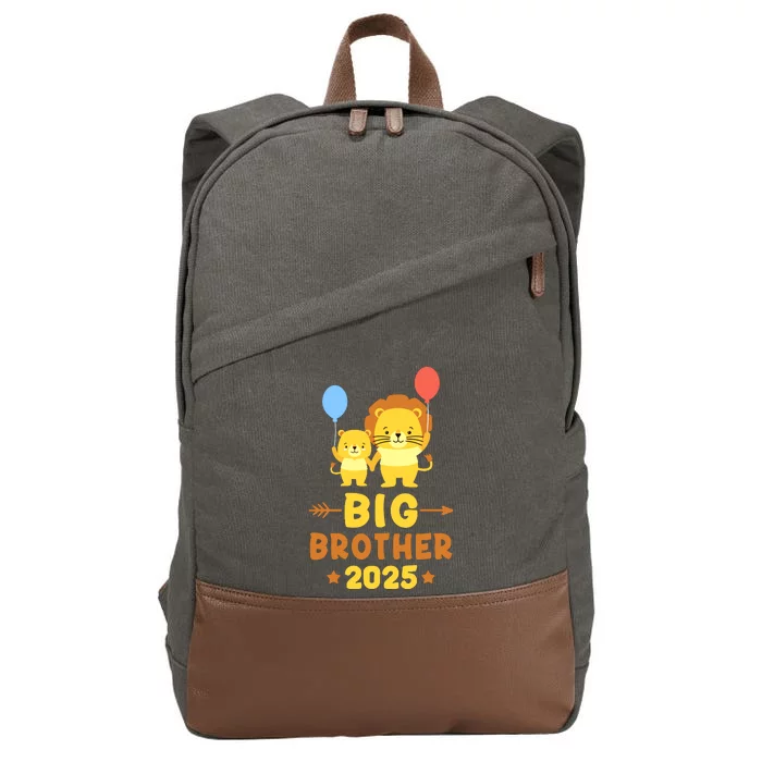 Big Brother 2025 For Pregnancy Announcement Or New Baby Cotton Canvas Backpack