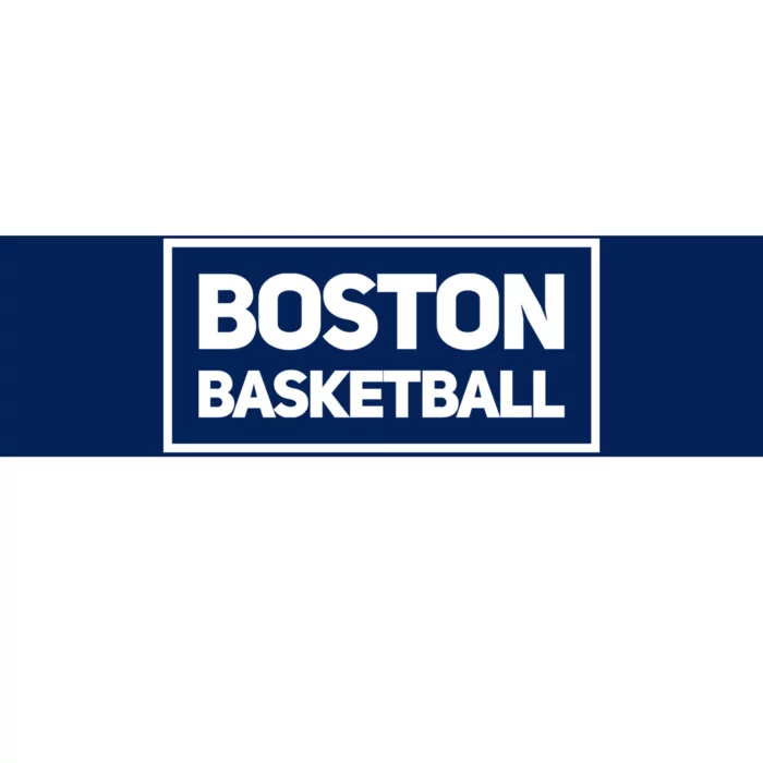 Boston Basketball Bumper Sticker