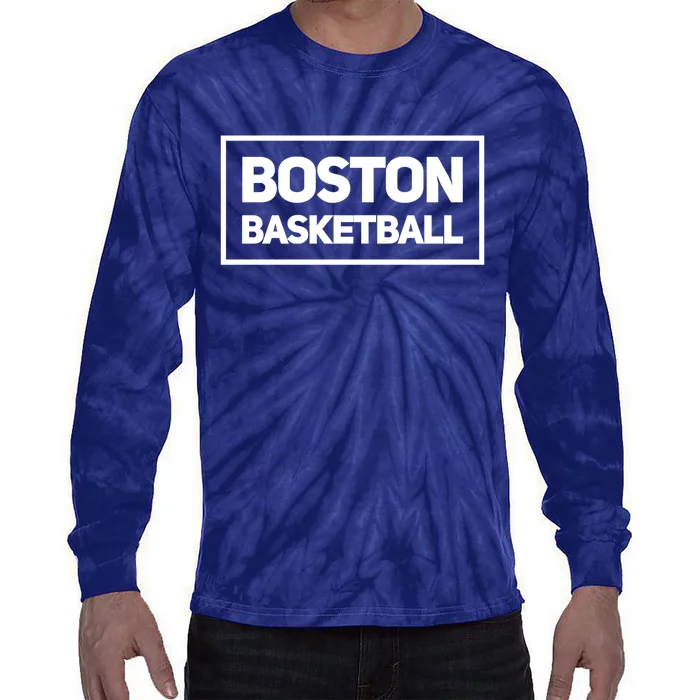 Boston Basketball Tie-Dye Long Sleeve Shirt