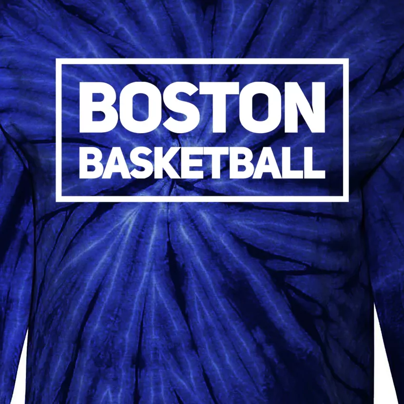 Boston Basketball Tie-Dye Long Sleeve Shirt