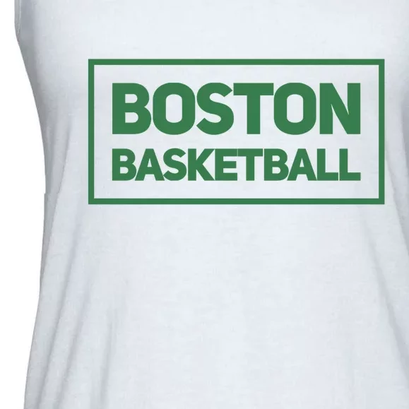 Boston Basketball Ladies Essential Flowy Tank