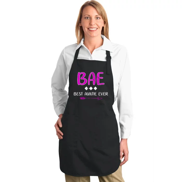 Bae Best Auntie Ever Full-Length Apron With Pocket