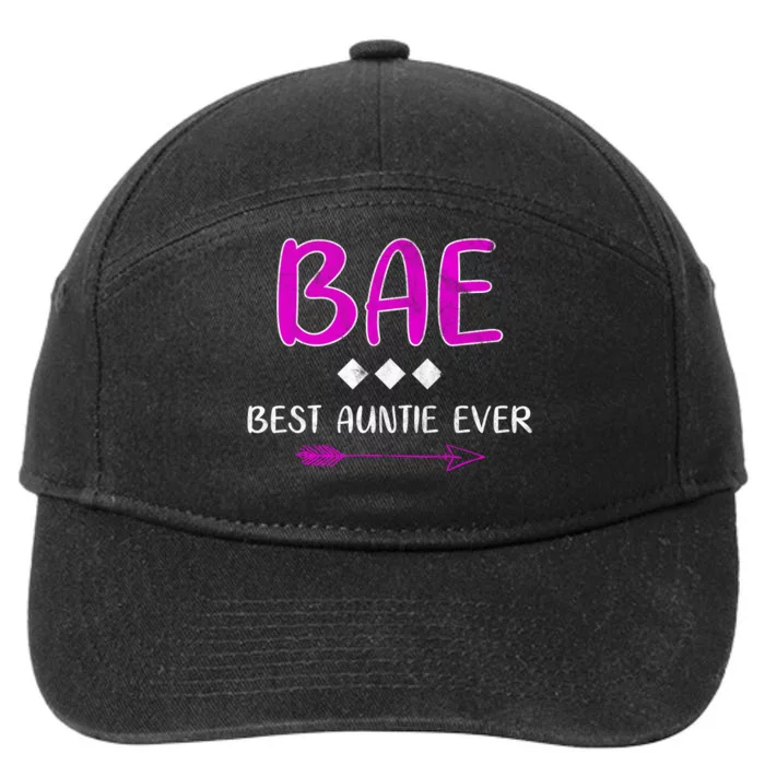 Bae Best Auntie Ever 7-Panel Snapback Hat