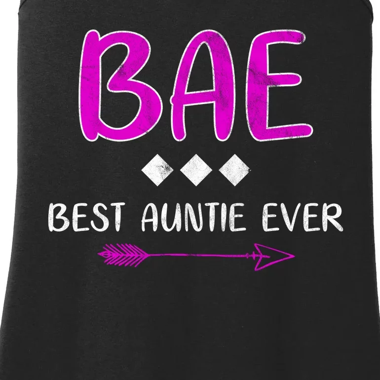 Bae Best Auntie Ever Ladies Essential Tank