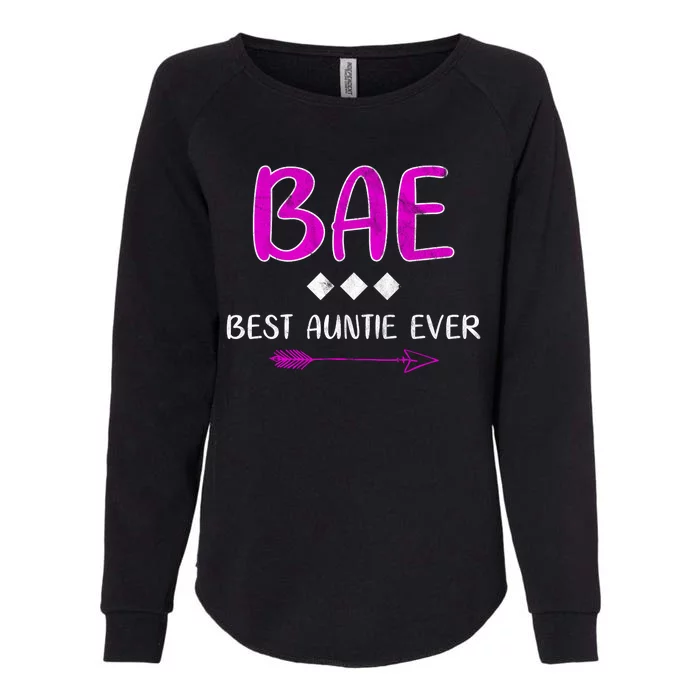 Bae Best Auntie Ever Womens California Wash Sweatshirt